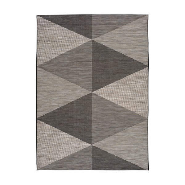 Sivý vonkajší koberec Universal Biorn Grey, 77 x 150 cm