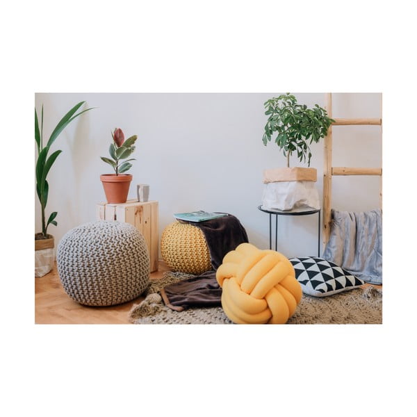 Tmavosivý puf na sedenie Bonami Essentials Jagger-image-3