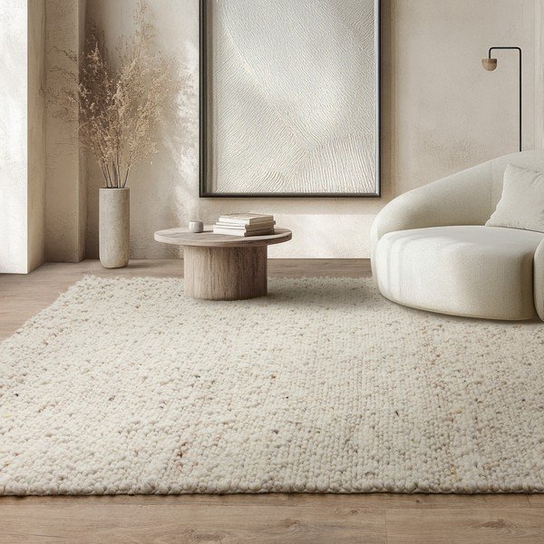 Slonovinový ručne tkaný vlnený koberec 160x230 cm Adler Ivory – Asiatic Carpets-image-1