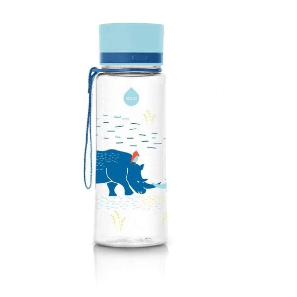 Modrá fľaša Equa Rhino, 600 ml