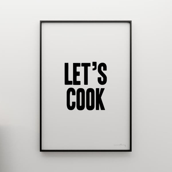Plagát Let´s cook, 100x70 cm