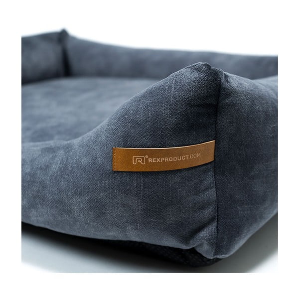 Tmavosivý pelech pre psa 85x105 cm SoftBED Eco XL – Rexproduct-image-2