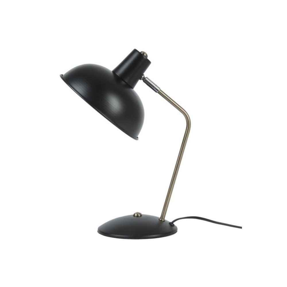 Čierna stolová lampa Leitmotiv Hood
