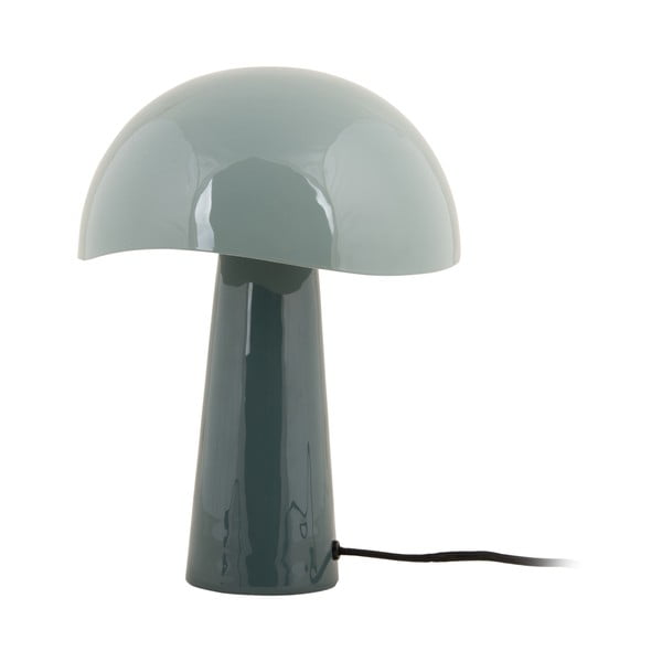 Stolová lampa v petrolejovej farbe s kovovým tienidlom (výška 33 cm) Grato – Leitmotiv