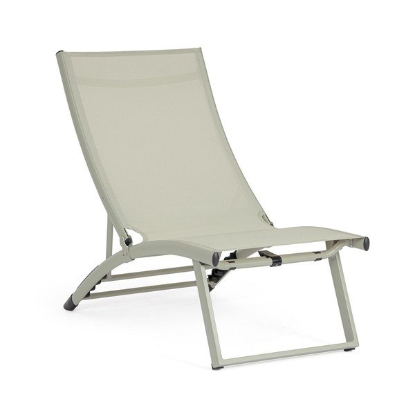 Taupe kovové záhradné ležadlo Taylor – Bizzotto