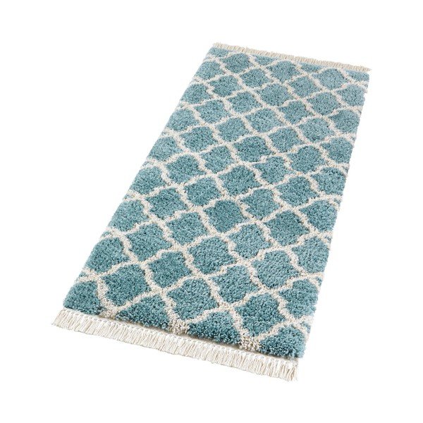 Modrý behúň Mint Rugs Marino, 80 x 200 cm-image-1