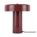Vínovočervená kovová stolová lampa (výška  26 cm) Riqueza Palo – Leitmotiv
