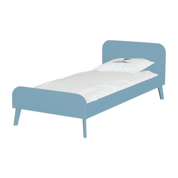 Detská modrá posteľ BLN Kids Heaven, 200 × 90 cm