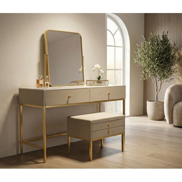 Toaletný stolík z borovicového dreva 45x120 cm Luxury – Mauro Ferretti-image-1