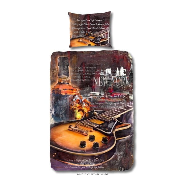 Bavlnené obliečky Muller Textiels Guitar, 140 x 200 cm