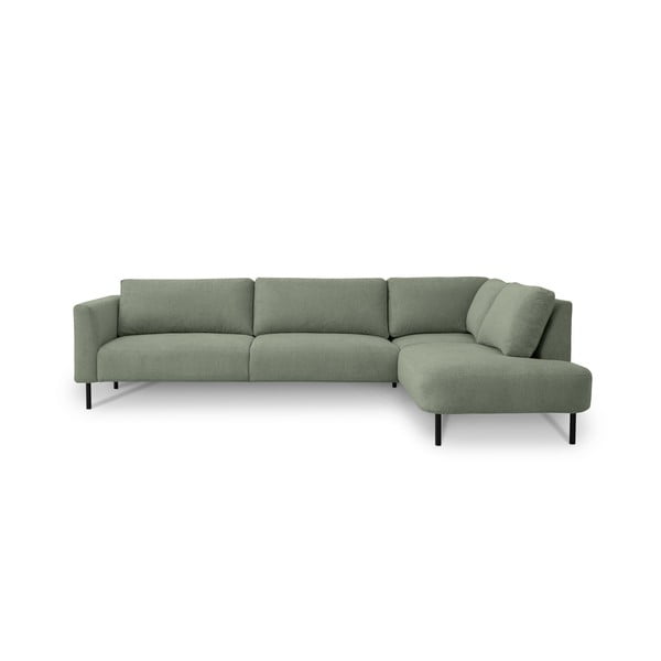 Zelená rohová pohovka (pravý roh) Hero – Scandic