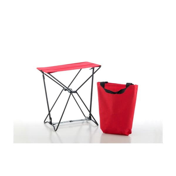 Červená skladacia stolička InnovaGoods Handy