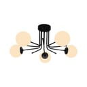 Čierne stropné svietidlo Squid Lighting Star, výška 34 cm