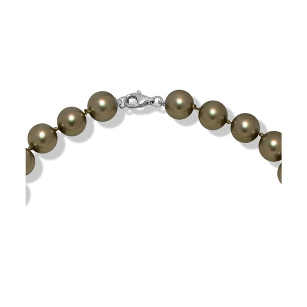 Zelený perlový náhrdelník Mara de Vida Only Me, dĺžka 50 cm-image-1