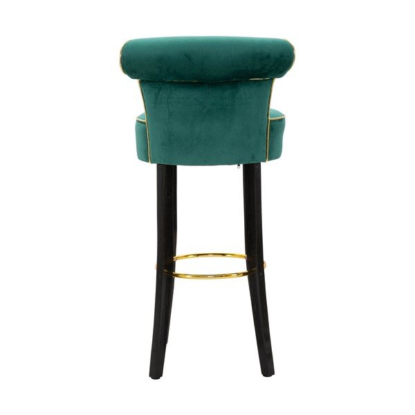 Krémová zamatová barová stolička 96 cm Luxy – Mauro Ferretti-image-3