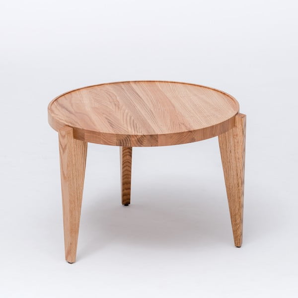 Dubový kávový stolík Bontri, 60x50 cm