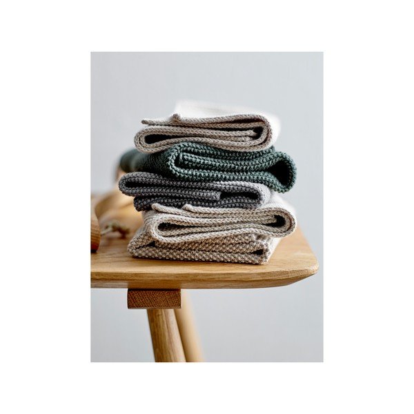 Súprava 3 béžových bavlnených utierok Södahl, 30 x 30 cm-image-2