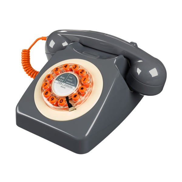 Retro funkčný telefón Serie 746 Grey