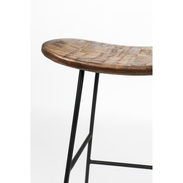 Barová stolička 2 ks v prírodnej farbe (výška sedadla 62 cm) Tangle – White Label-image-1