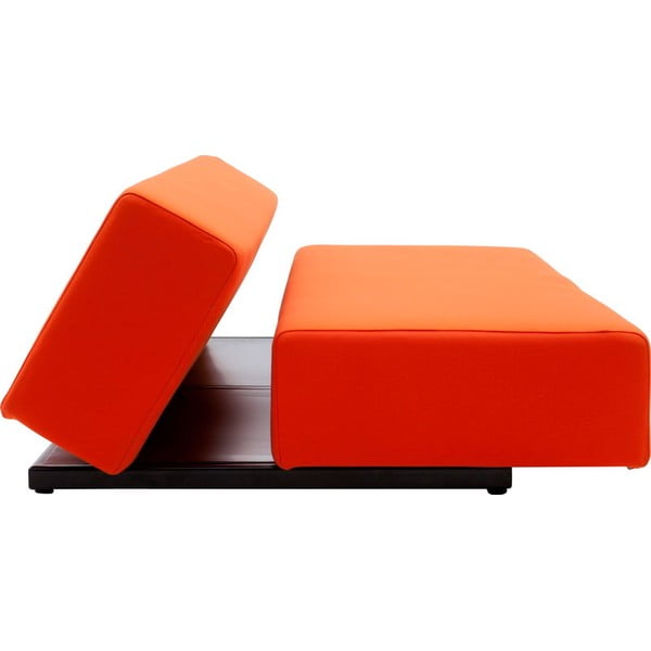 Oranžová rozkladacia pohovka Softline Nevada, 200 cm-image-4