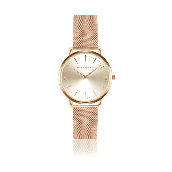 Hodinky vo farbe ružového zlata s antikoro remienkom Annie Rosewood Elisabeth