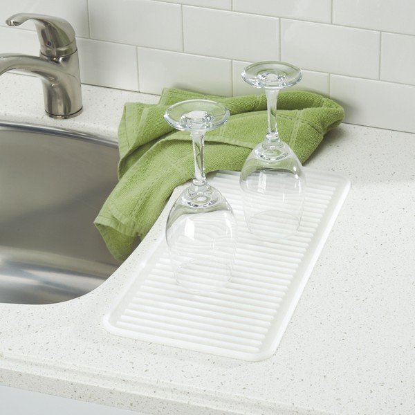 Silikónový odkvapávač na riad iDesign Lineo Drying Mat, 40,5 x 20,5 cm-image-3