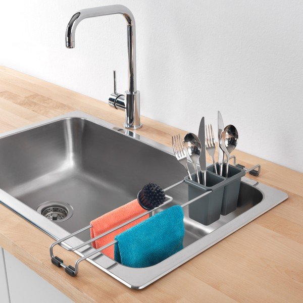 Oceľový odkvapkávač v striebornej farbe – Metaltex-image-2