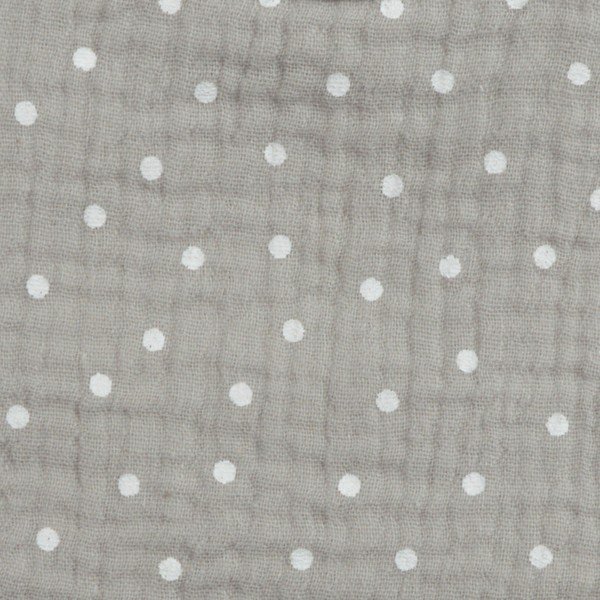 Sivé mušelínové podbradníky v súprave 2 ks – Bébé Douceur-image-1