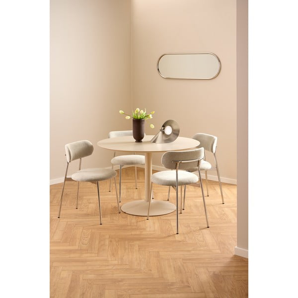 Krémová jedálenská stolička Lyric – Actona-image-2