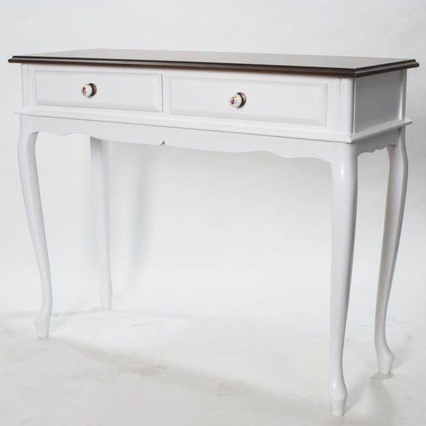 Konzolový stolík Carina Walnut, 100x38x81 cm