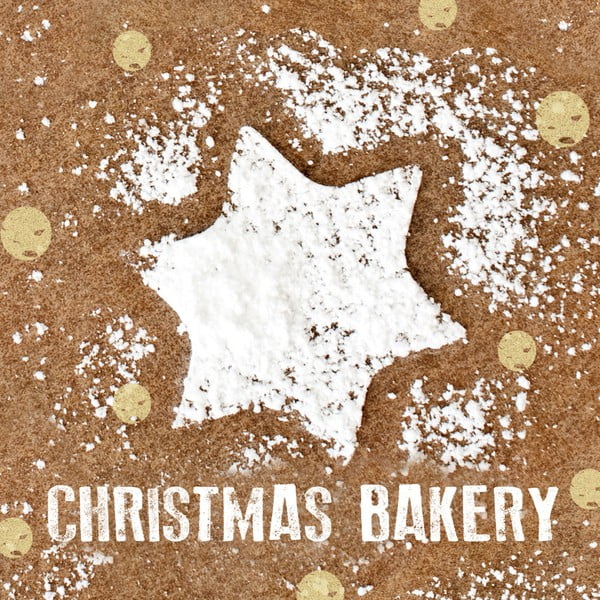 Balenie 10 papierových obrúskov s vianočným motívom PPD Sweet Christmas Bakery