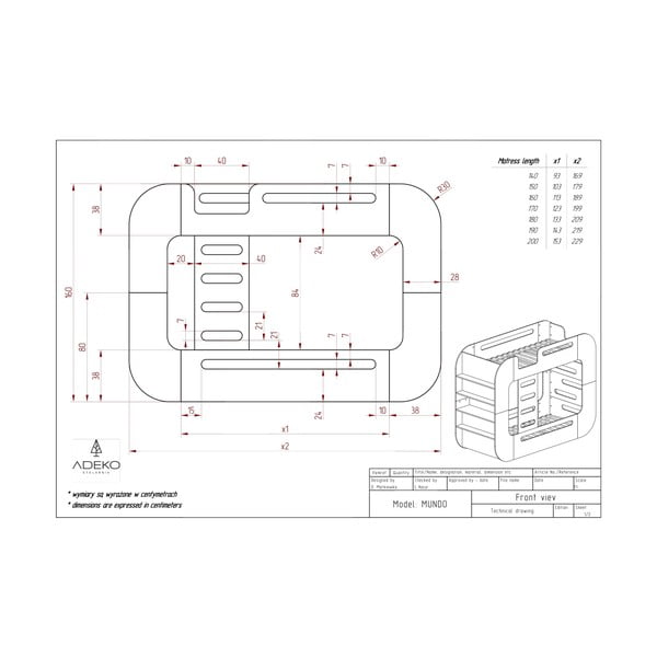 Poschodová detská posteľ s úložným priestorom 90x200 cm v prírodnej farbe Mundo – Adeko-image-3