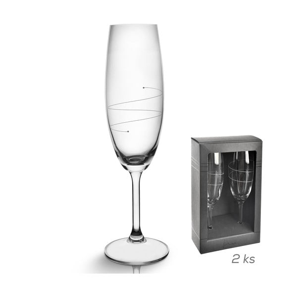 Poháre na sekt v súprave 2 ks 220 ml – Orion-image-2
