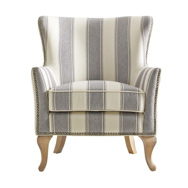 Sivé/béžové kreslo Reva – Støraa-image-1