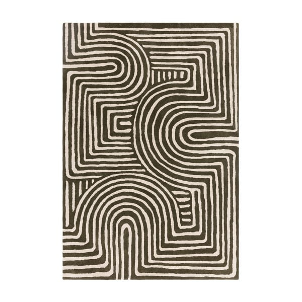 Zelený ručne tkaný vlnený koberec 160x230 cm Reef – Asiatic Carpets