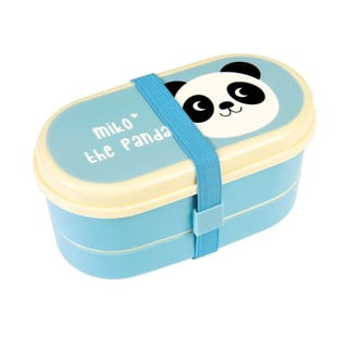 Modrý obedový bento box Rex London Miko The Panda