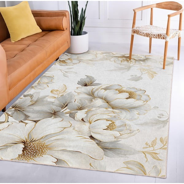 Krémový prateľný koberec 160x230 cm Soft and Gentle – Mila Home-image-3