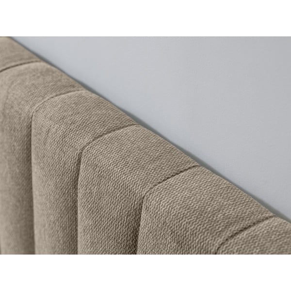 Béžová/prírodná dvojlôžková posteľ s roštom 180x200 cm Oceane – Bobochic Paris-image-3