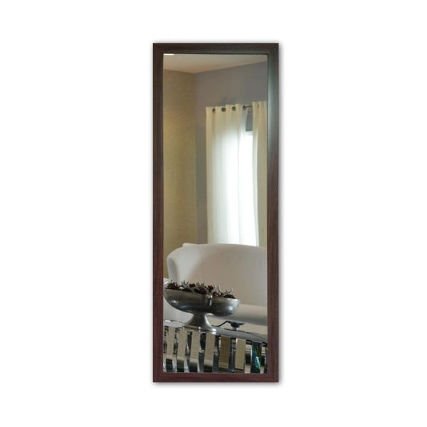 Nástenné zrkadlo s hnedým rámom Oyo Concept, 40 x 105 cm