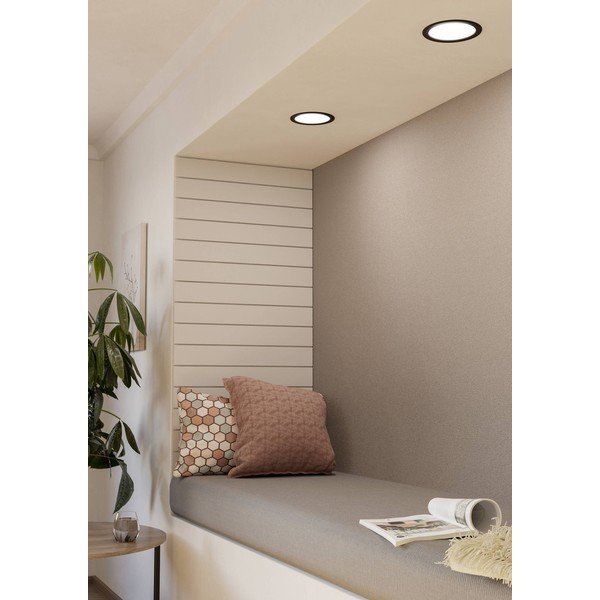 Čierne LED podhľadové stropné svietidlo FUEVA 5 – EGLO-image-1