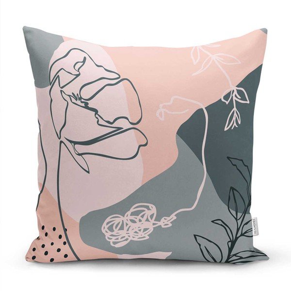 Súprava 4 dekoratívnych obliečok na vankúše Minimalist Cushion Covers Draw Art, 45 x 45 cm-image-3
