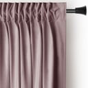 Svetlohnedý zamatový dimout záves 140x270 cm Pleat – Restilo