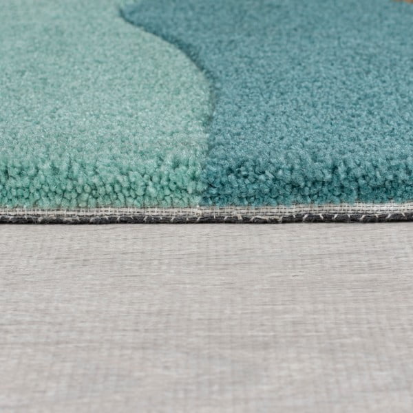 Tyrkysovomodrý koberec 170x120 cm Zest Infinite - Flair Rugs-image-4