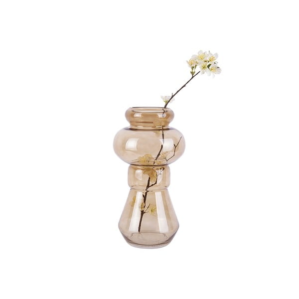 Hnedá sklenená váza PT LIVING Morgana, výška 35 cm-image-2