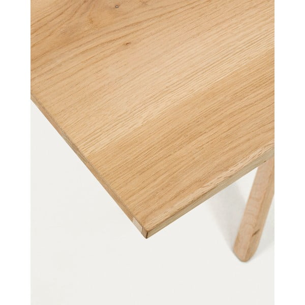 Jedálenský stôl s doskou v dubovom dekore 100x200 cm Armande – Kave Home-image-3