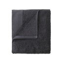 Tmavosivé froté bavlnené uteráky v súprave 4 ks 30x30 cm Riva – Blomus