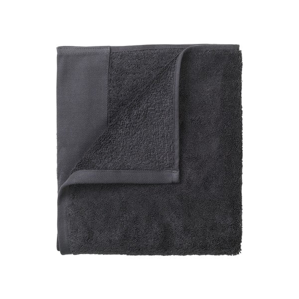 Súprava 4 tmavosivých uterákov Blomus, 30 x 30 cm