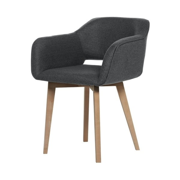 Antracitovosivá jedálenská stolička My Pop Design Oldenburg