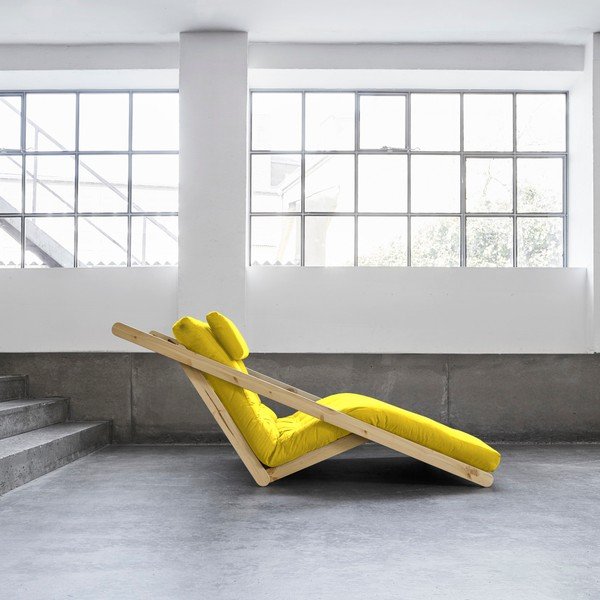 Dvojmiestna variabilná leňoška Karup Figo Raw/Amarillo-image-1