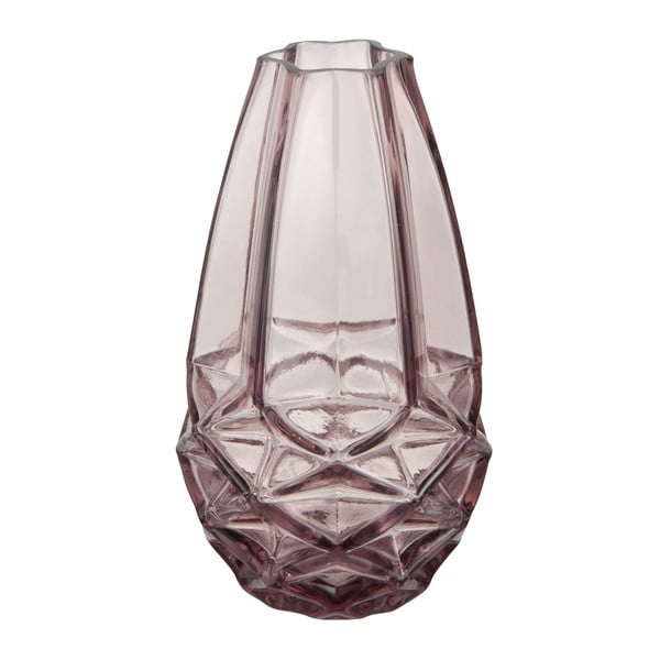 Sklenená váza J-Line Lynn, 15 cm